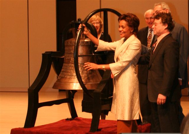 Buxton Liberty Bell Govenor General unveiling at York University February 2007
